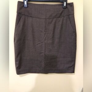 Elegant Charcoal Skirt Size 10
